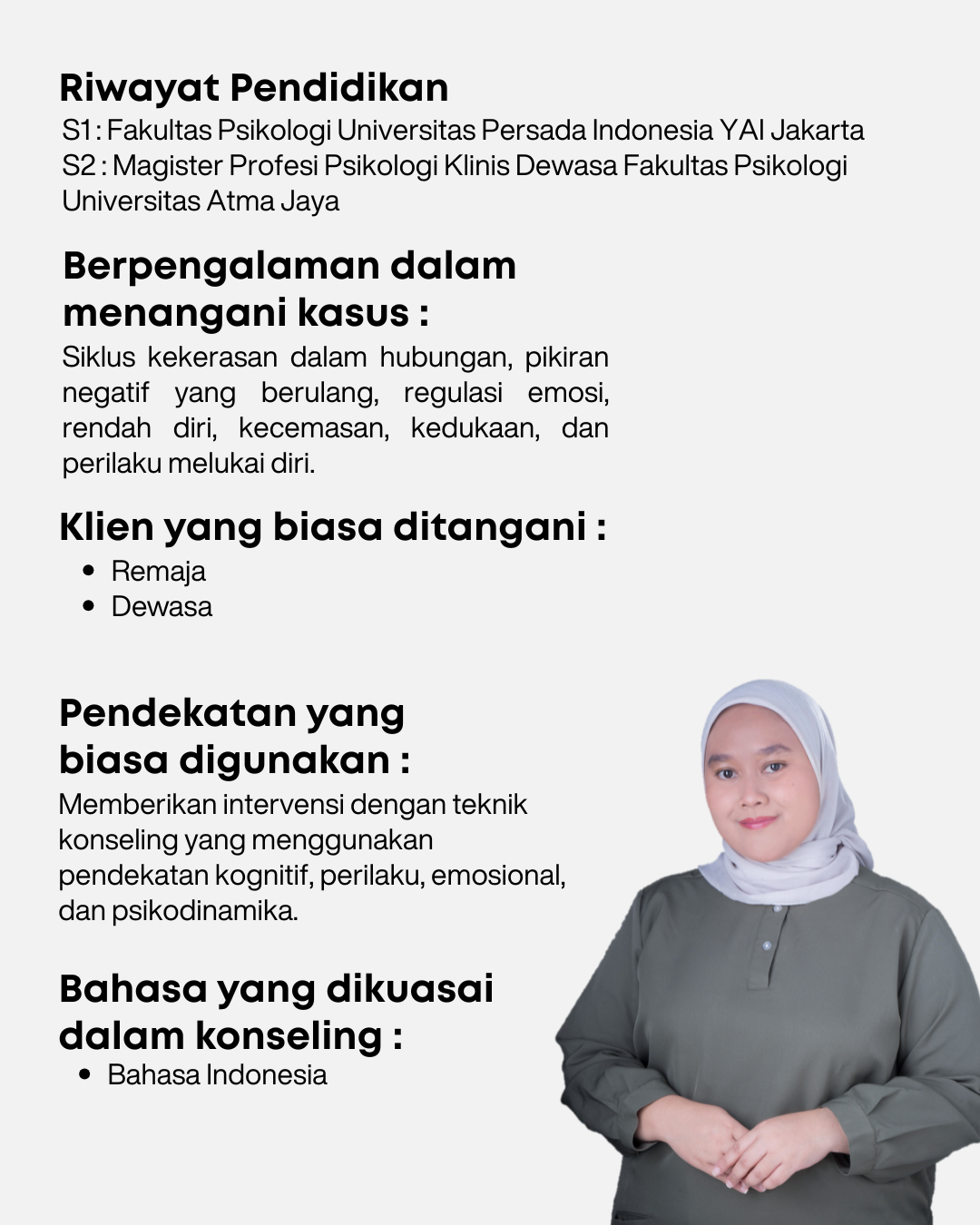 Foto 3 Chika Aslia Yorza,  M. Psi., Psikolog