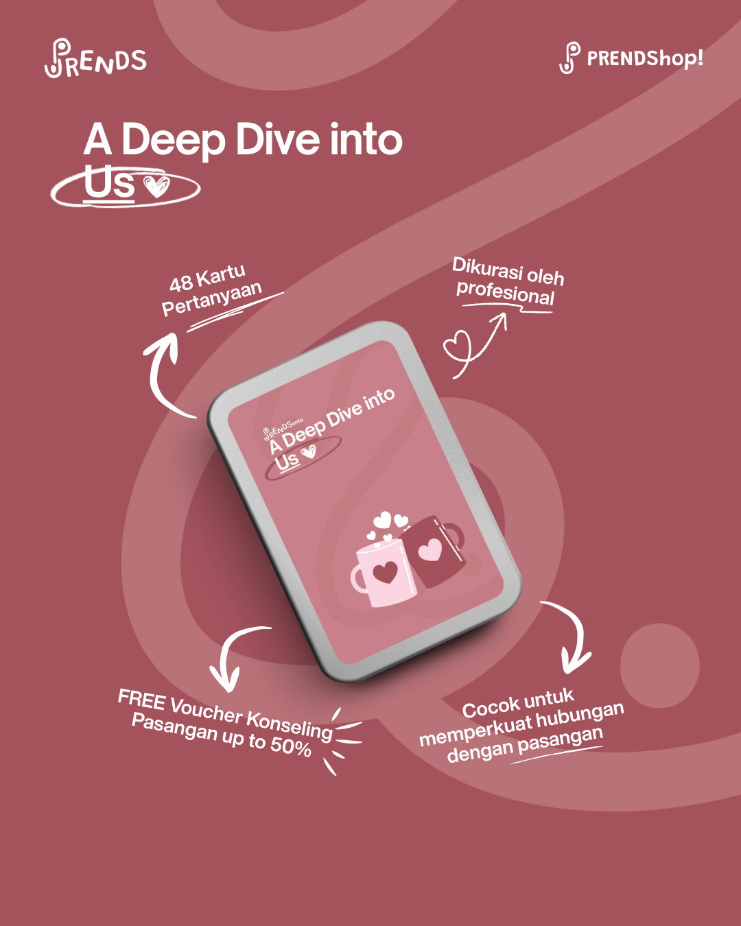 A Deep Dive into Us - Kartu Permainan Pengembangan Diri & Pasangan